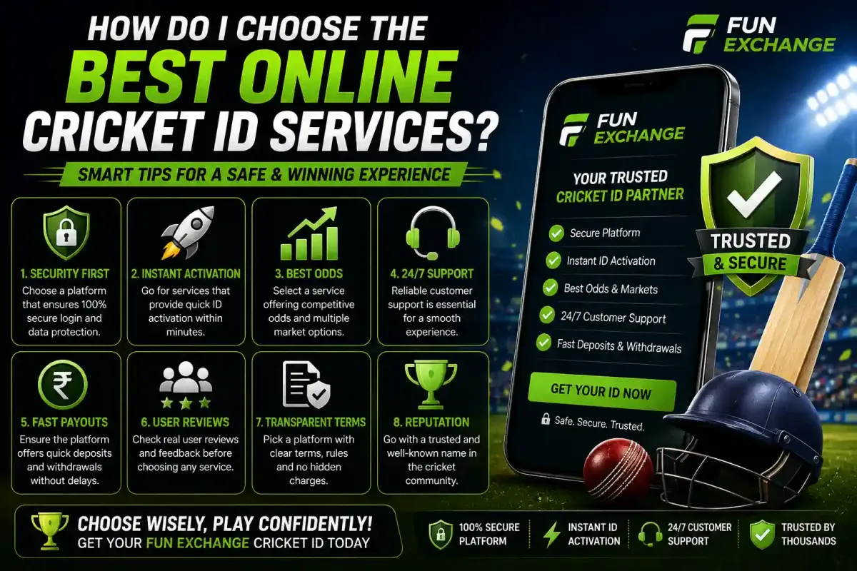 How do I choose the best online cricket ID services?